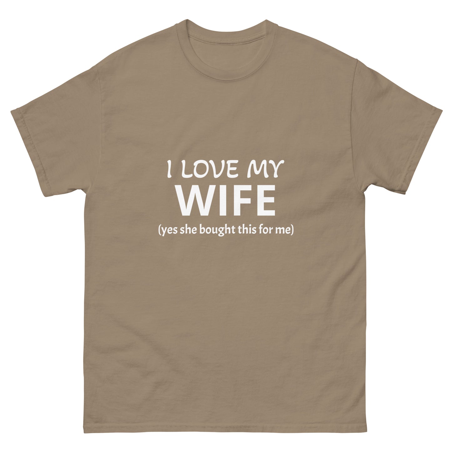 Yes I Love My Wife Men's Classic Tee