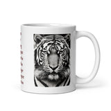 The Tiger is the Largest Cat in The World White Glossy Mug