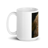 I Love My Golden Retriever White Glossy Mug