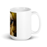 I Love My Golden Retriever White Glossy Mug