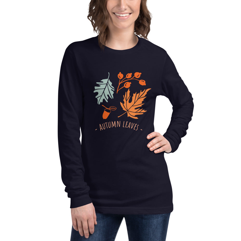 Fall Design Unisex Long Sleeve Tee Bella+Canvas 3501