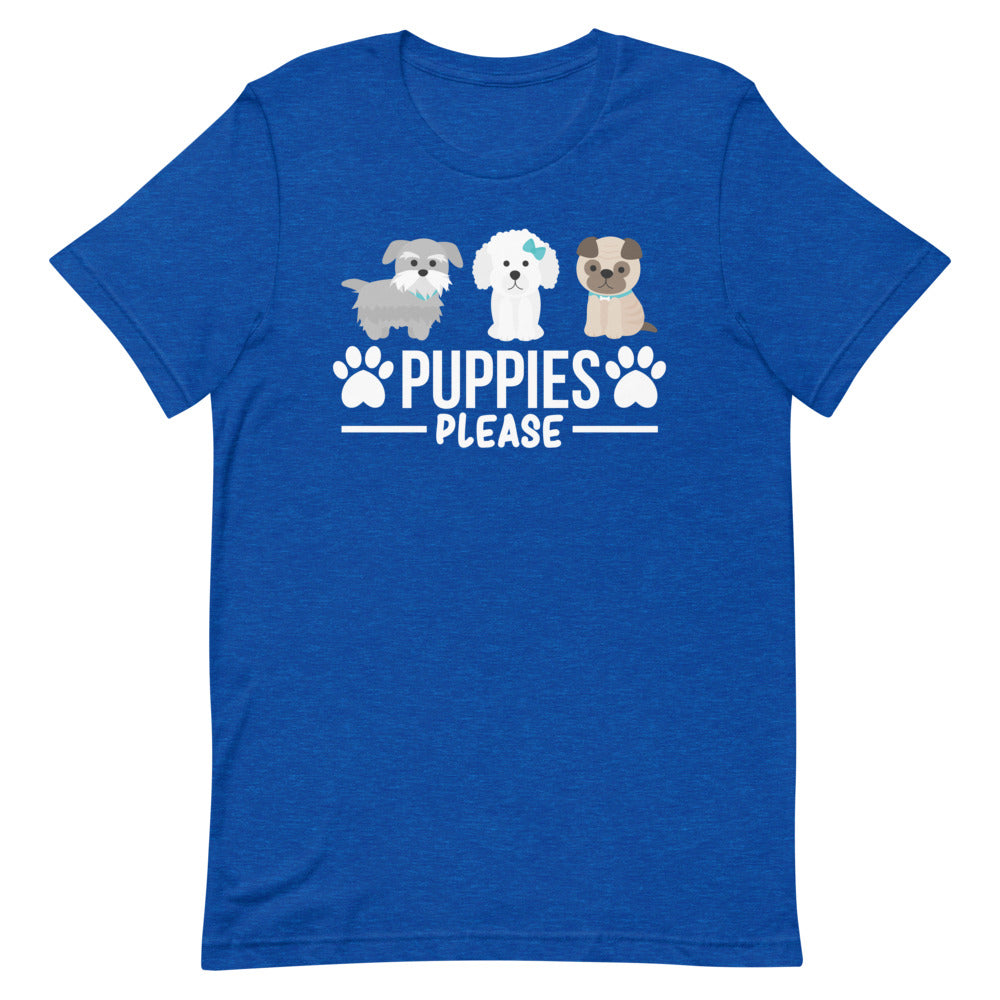 Puppies Please Short-Sleeve Unisex T-Shirt
