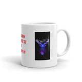 Zodiac Sign Capricorn Design White Glossy Mug