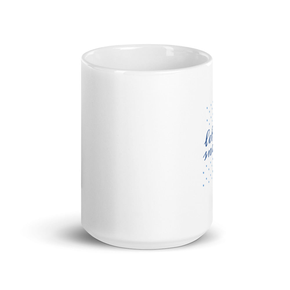 Let It Snow White Glossy Mug