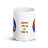 Zodiac Sign Cancer Design White Glossy Coffee Mug