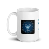 Zodiac Sign Taurus Design White Glossy Mug