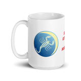Zodia Sign Scorpio Design White Glossy Mug