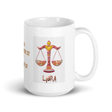 Zodiac Sign Libra Design White Glossy Coffee Mug