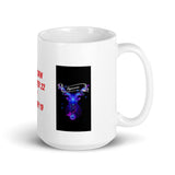 Zodiac Sign Capricorn Design White Glossy Mug