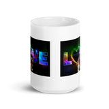 Love Your Dog Design White Glossy Mug