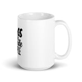 Dogs are My Favorite People White Glossy Mug