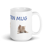 Three Kitten Design White Glossy Coffee Mug
