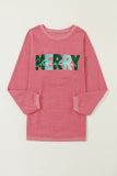 MERRY CHRISTMAS Round Neck Sweatshirt