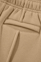 Drawstring Wide Leg Pants with Pockets