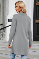 Open Front Long Sleeve Cardigan