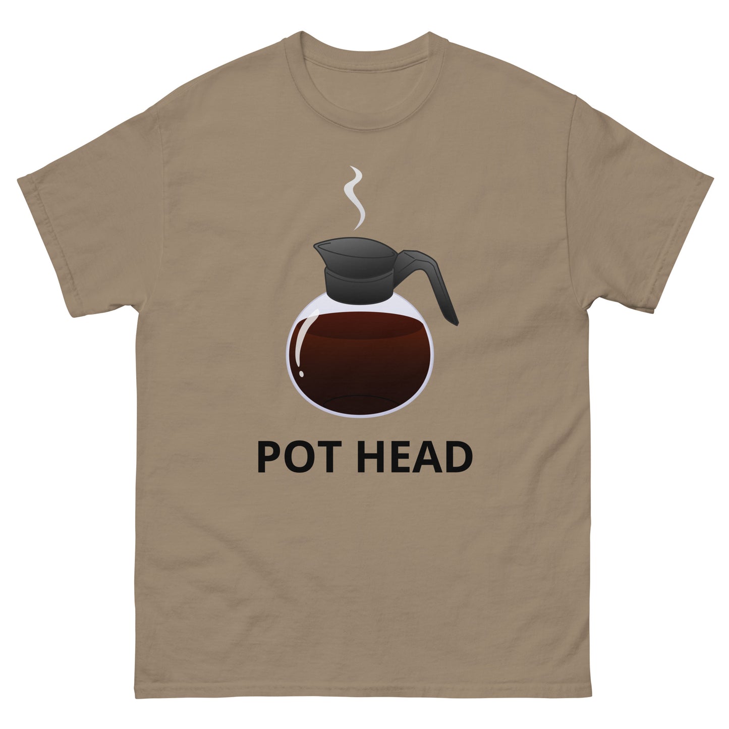 Comic Pot Head T-Shirt Men's Classic Tee Gildan 5000