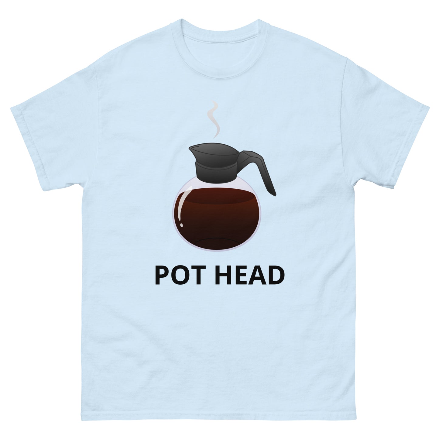 Comic Pot Head T-Shirt Men's Classic Tee Gildan 5000