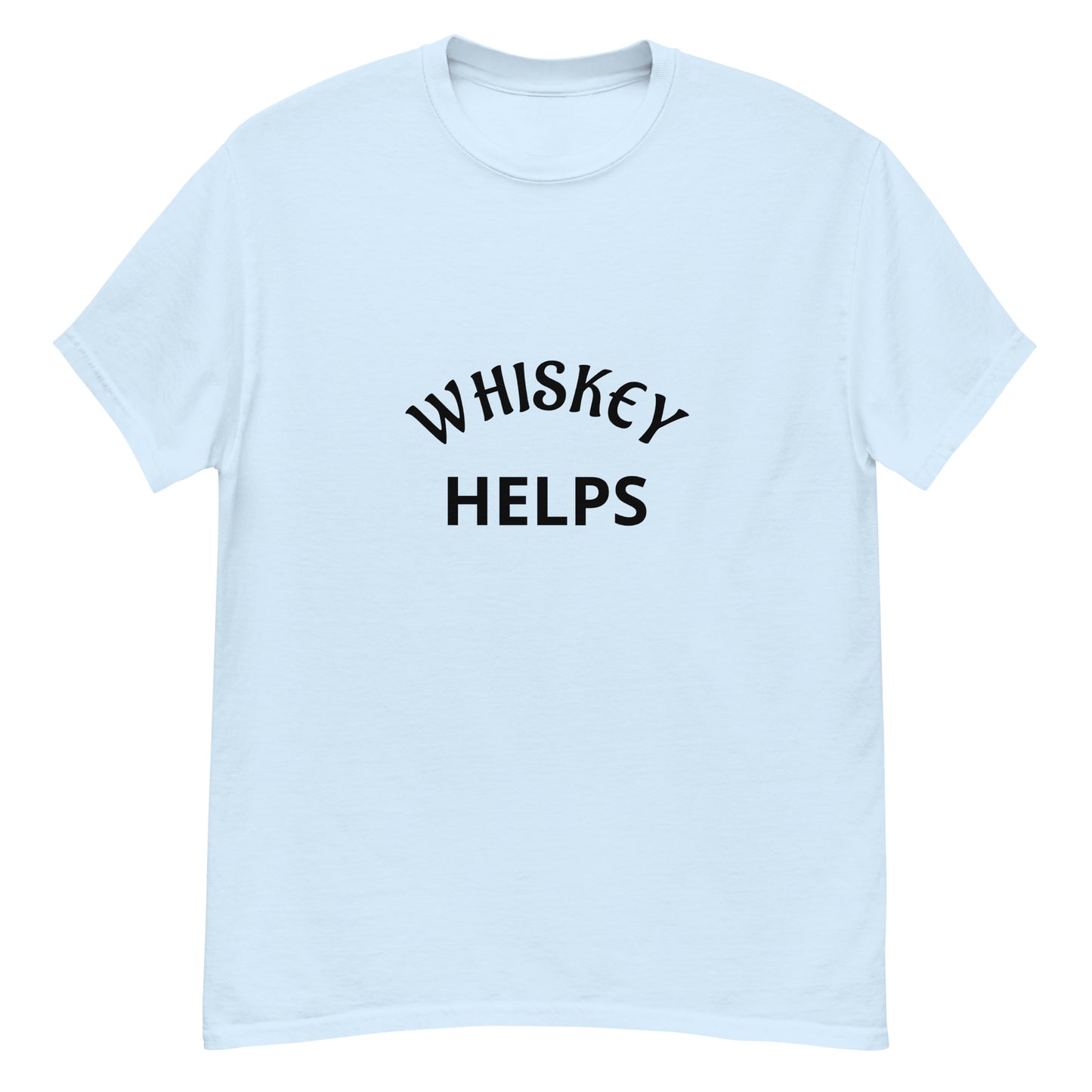 Whiskey Helps Gildan 5000 Men's Classic Tee