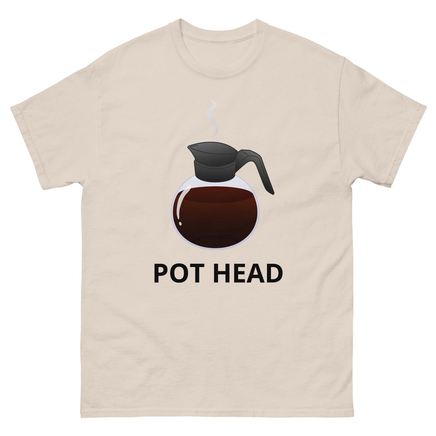Comic Pot Head T-Shirt Men's Classic Tee Gildan 5000