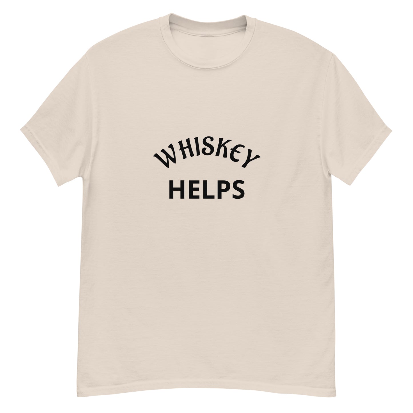 Whiskey Helps Gildan 5000 Men's Classic Tee