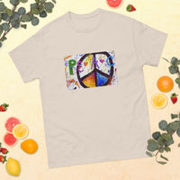 Designer Peace Sign Gildan 5000 Men's Classic Tee