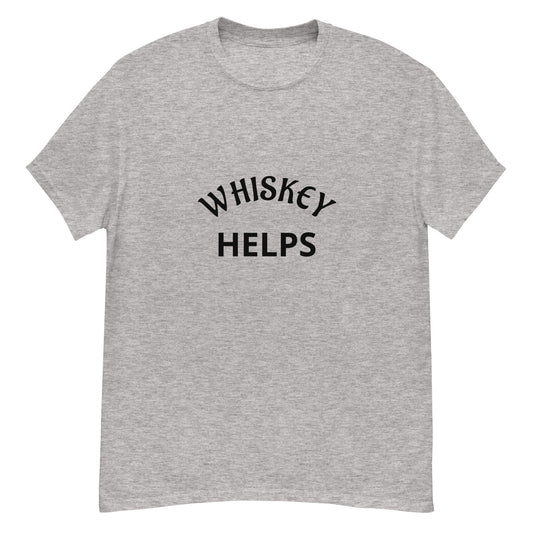 Whiskey Helps Gildan 5000 Men's Classic Tee