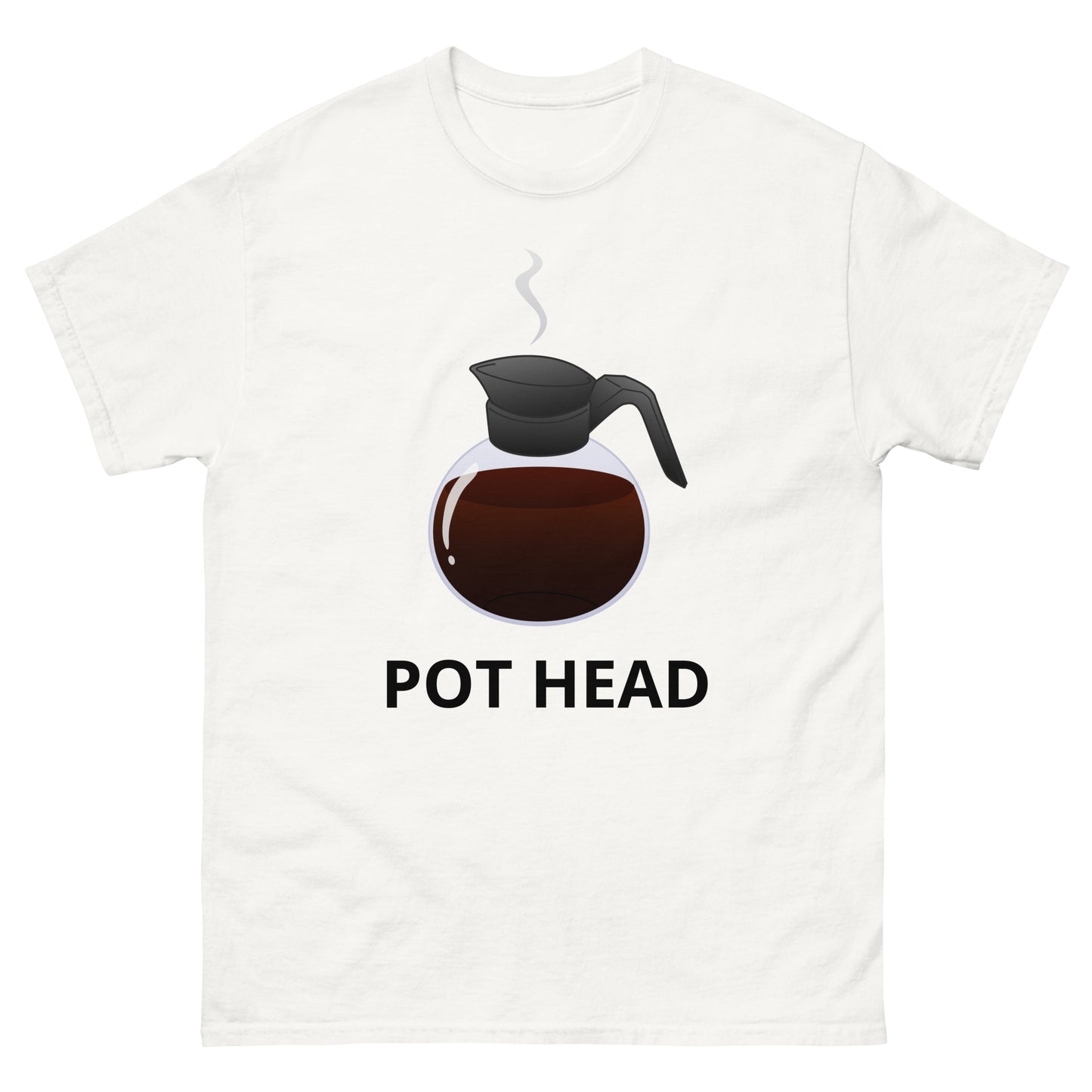 Comic Pot Head T-Shirt Men's Classic Tee Gildan 5000