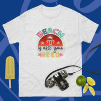 Unisex Classic Gildan 5000 T-Shirt Beach is All You Need T Shirt