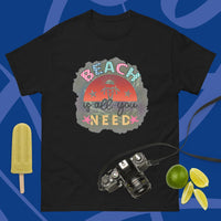 Unisex Classic Gildan 5000 T-Shirt Beach is All You Need T Shirt