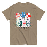 Unisex Classic Gildan 5000 T-Shirt Dog Mother Coffee Lover