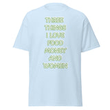 Men's Classic Gildan 5000 T-Shirt Love Food Money Women
