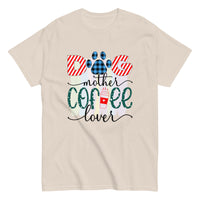 Unisex Classic Gildan 5000 T-Shirt Dog Mother Coffee Lover