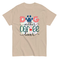 Unisex Classic Gildan 5000 T-Shirt Dog Mother Coffee Lover
