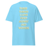 Men's Classic Gildan 5000 T-Shirt Love Food Money Women
