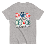 Unisex Classic Gildan 5000 T-Shirt Dog Mother Coffee Lover