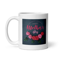 White glossy mug