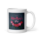 White glossy mug