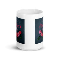 White glossy mug