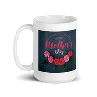White glossy mug