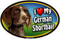 I Love My German Shorthair Pet Magnet