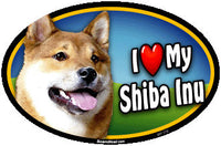 I Love My Shiba Inu Pet Magnet