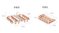 Clothes Drying Rack Foldable Underwear Hanging Dish Rack