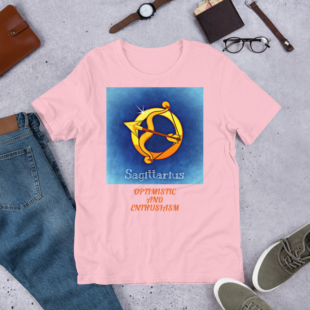 Bella+Canvas 3001 Unisex Premium T-Shirt Zodiac Sagittarius