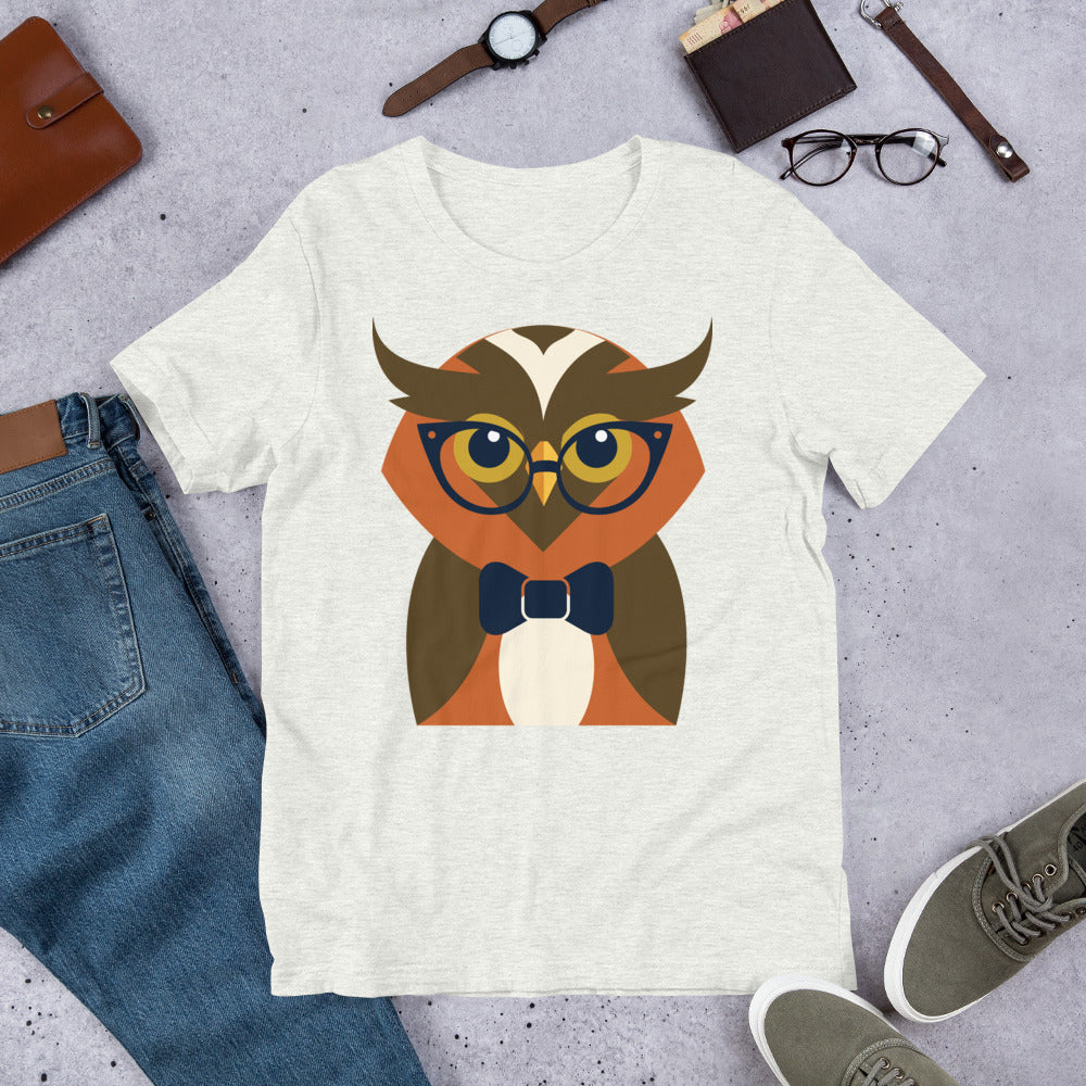 Wise Owl Short-Sleeve Unisex T-Shirt