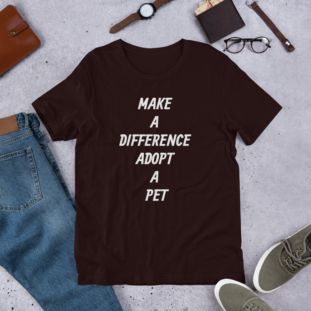 Adopt a Pet Short-Sleeve Unisex T-Shirt