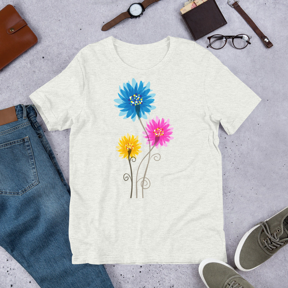 Flowers Short-Sleeve Unisex T-Shirt