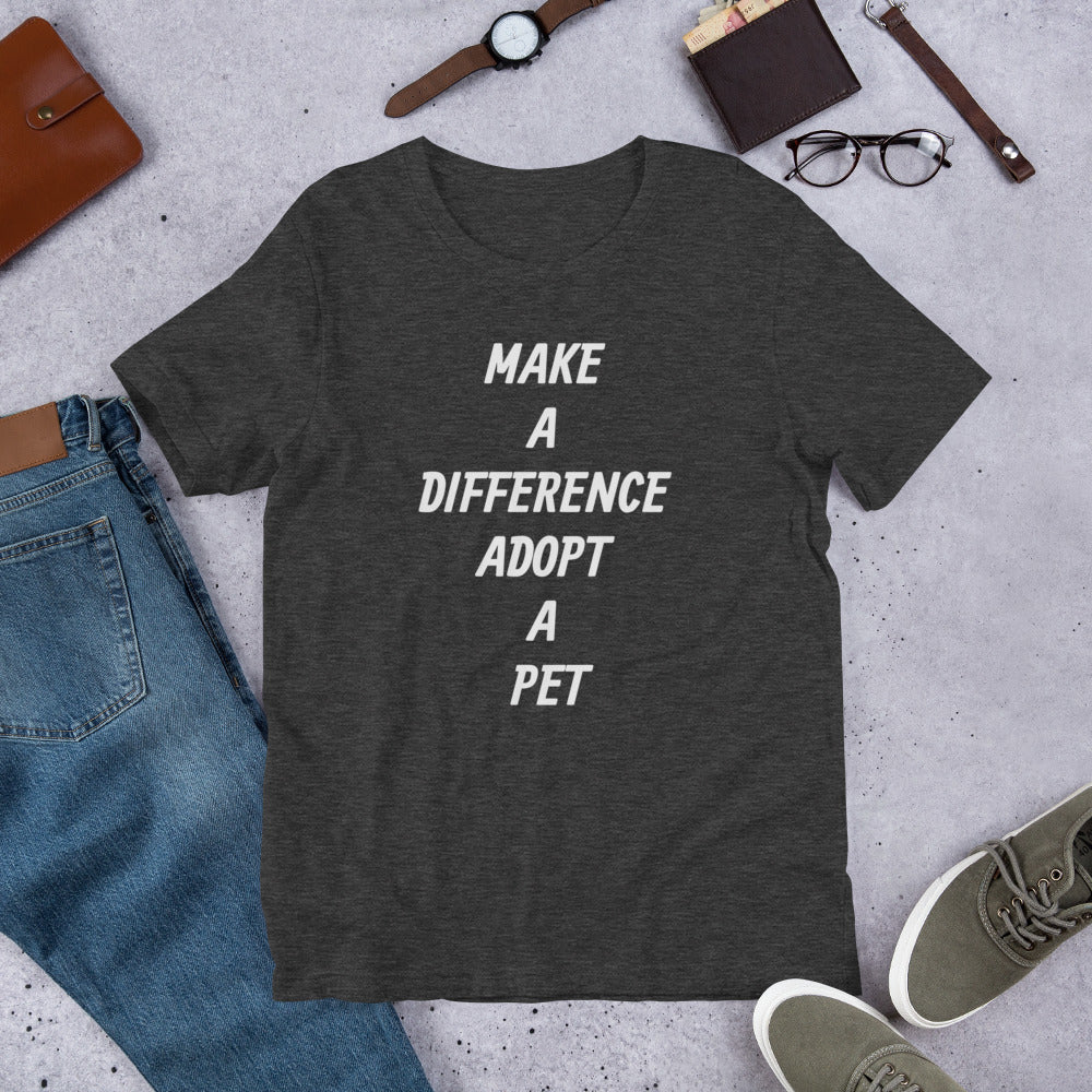 Adopt a Pet Short-Sleeve Unisex T-Shirt