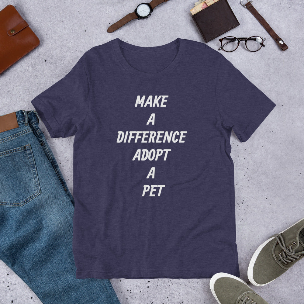 Adopt a Pet Short-Sleeve Unisex T-Shirt
