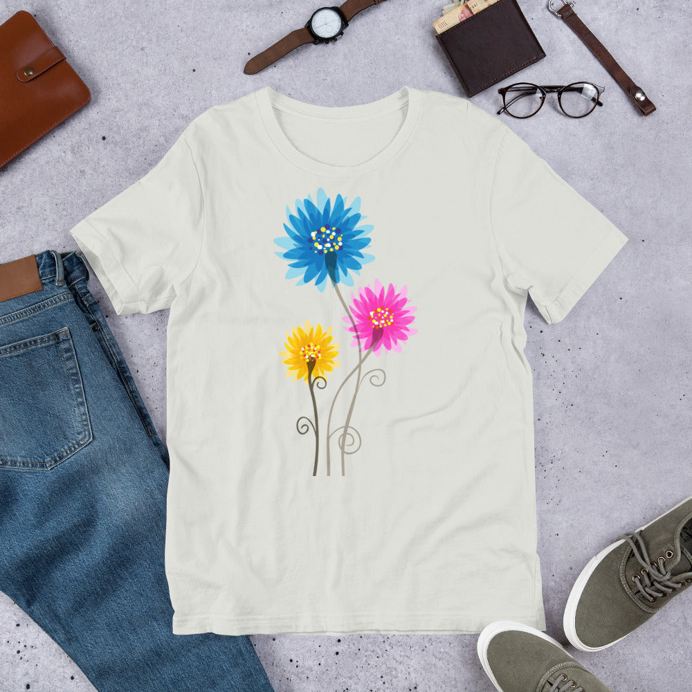 Flowers Short-Sleeve Unisex T-Shirt