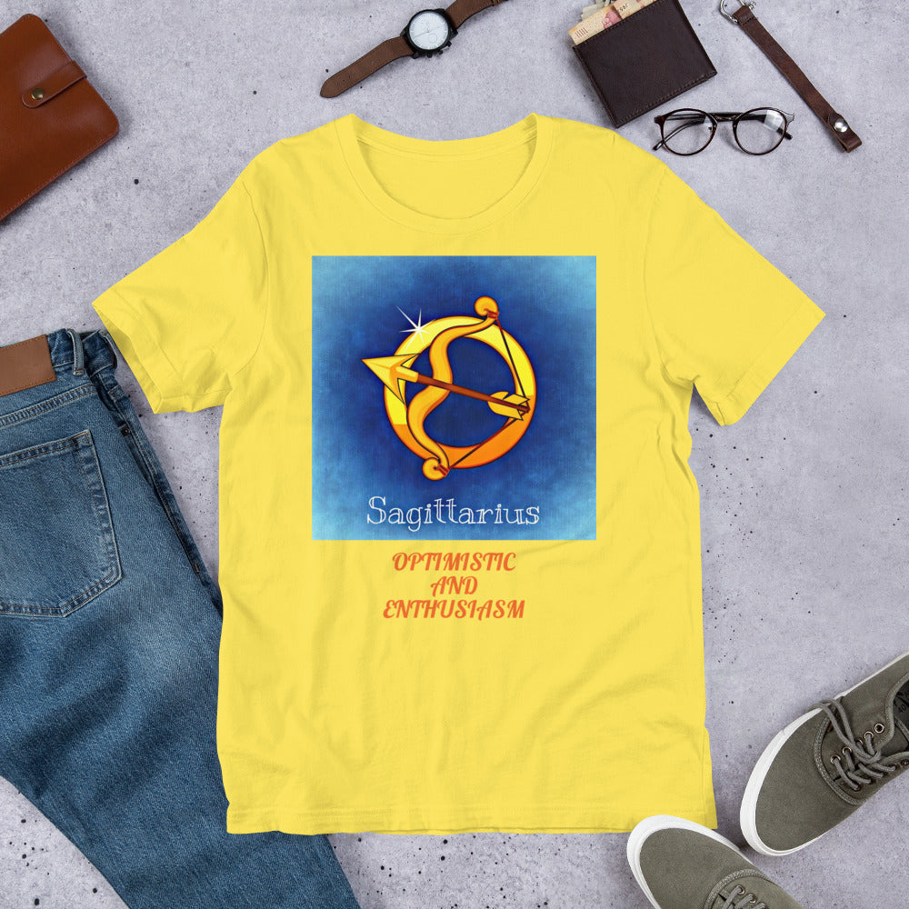 Bella+Canvas 3001 Unisex Premium T-Shirt Zodiac Sagittarius